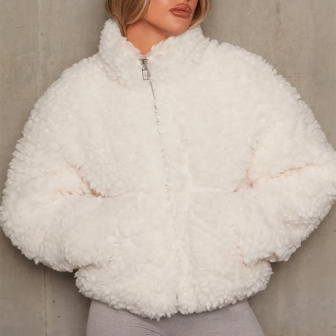 Leslie | Manteau En Peluche Pour Femmes