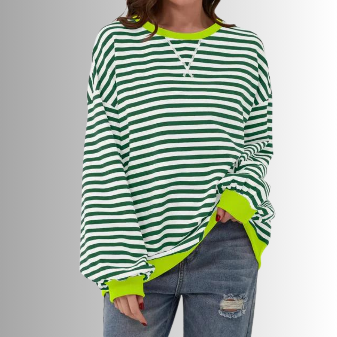 ZOE | Sweat oversize à rayures