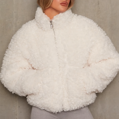 Leslie | Manteau En Peluche Pour Femmes