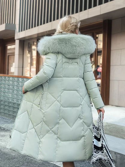 Christelle | Élégant manteau en fausse fourrure à l'italienne