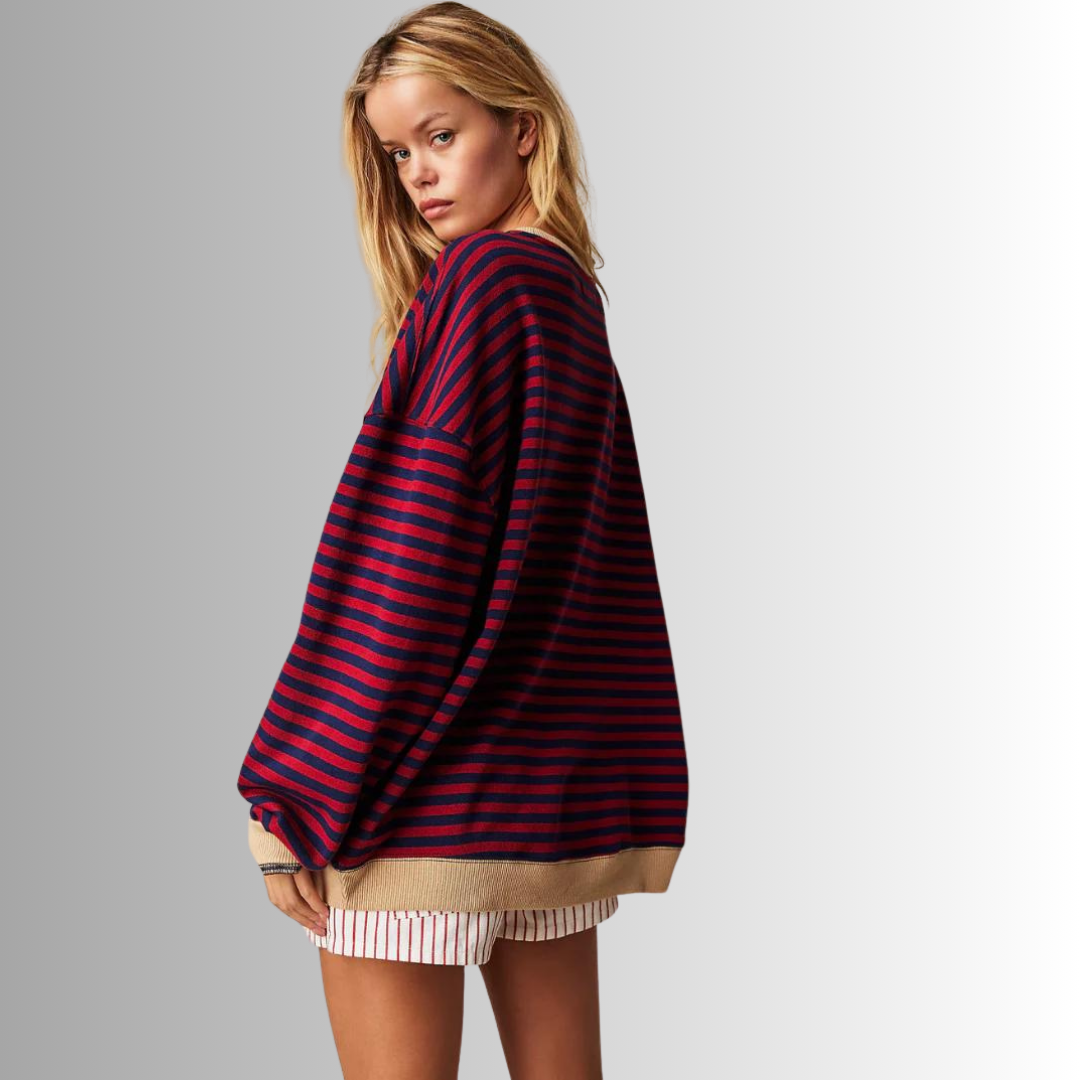 ZOE | Sweat oversize à rayures