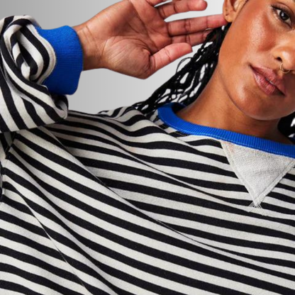 ZOE | Sweat oversize à rayures